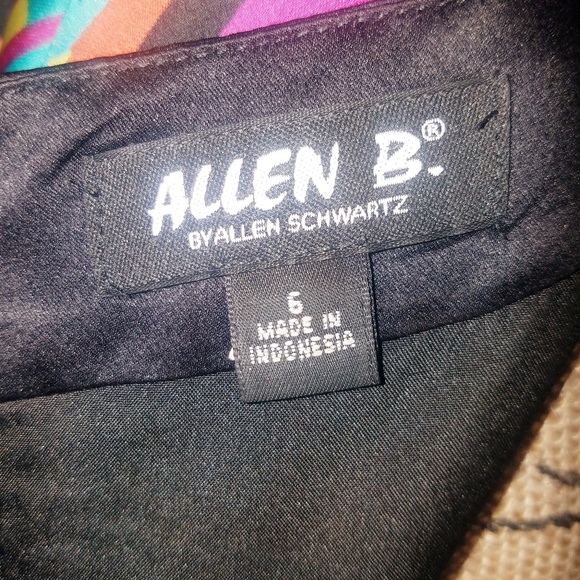 Allen B for Allen Schwartz Multi Color Dress - Picture 6 of 6